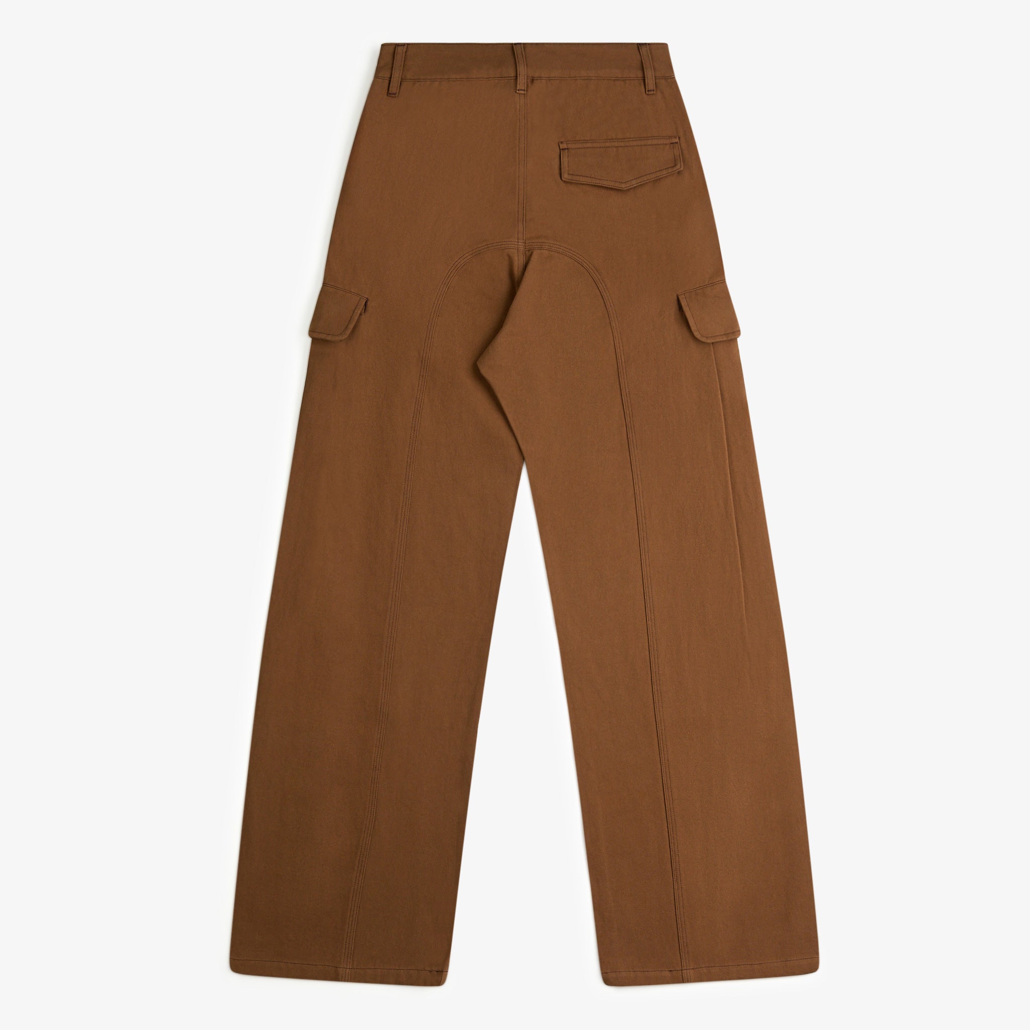 Pleated Canvas Pants