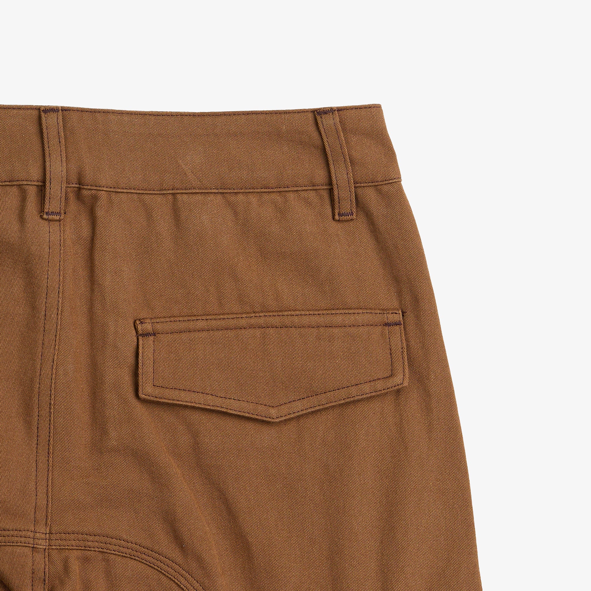 Pleated Canvas Pants