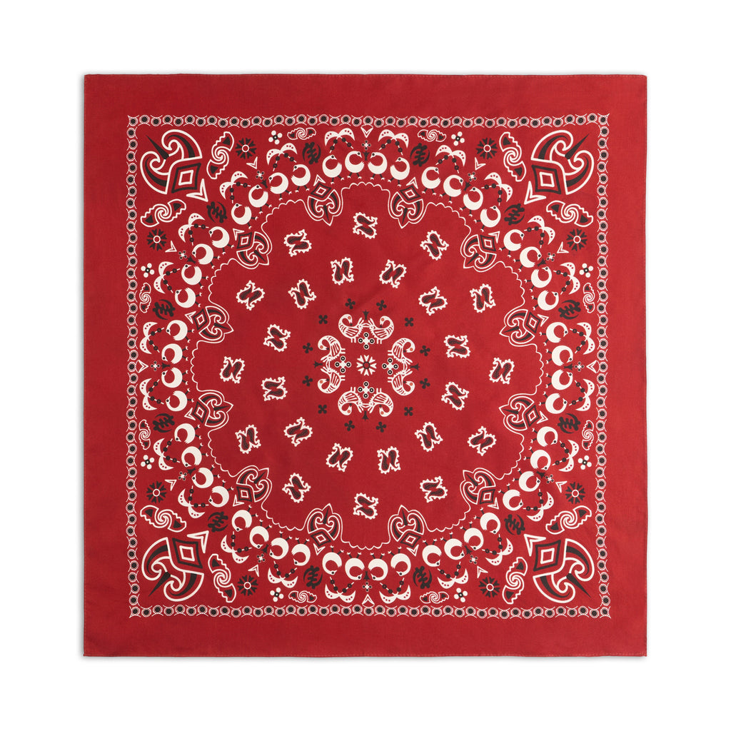 Adinkra Paisley Silk Bandana